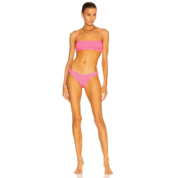 Hunza G Gigi Bikini Set Bubblegum Pink - Picture 1 of 4